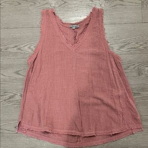 Women's Frayed Edge Tank Top
